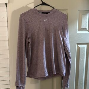Purple long sleeve drifit nine